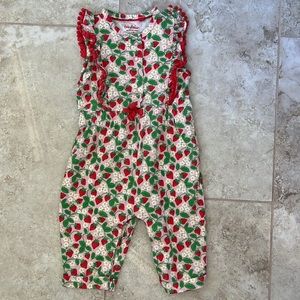 Baby Boden Jersey Ruffle Romper (like new): Size 3-6 Months